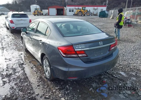 2013 Honda Civic Lx из США, поврежденный, VIN 19XFB2F5XDE214977